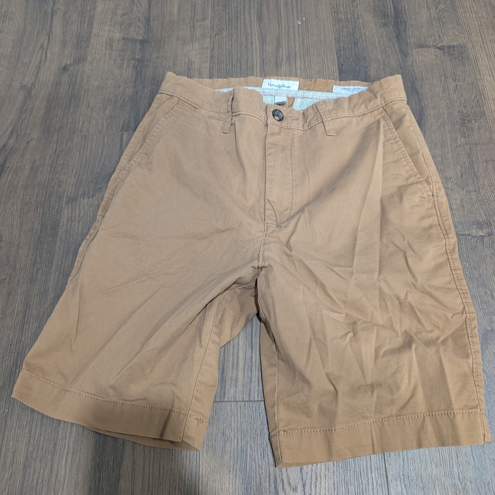 Goodfellow & Co Men's Brown Flat Front Shorts